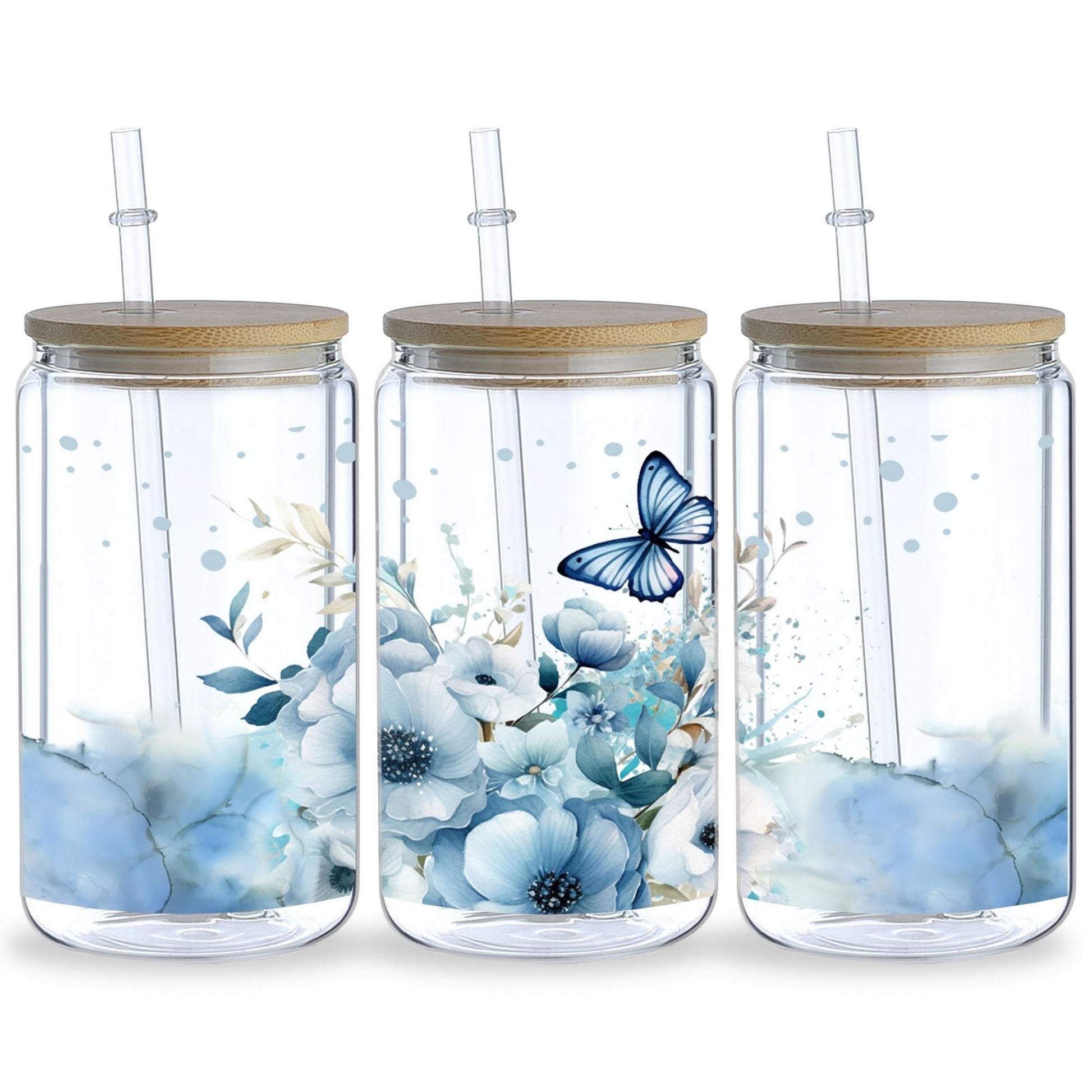 5 sheet of plant UV transfer waterproof self-adhesive stickers for mugs water bottlesng, 3d crystal labels waterproof and scratch-proof, DIY packaging transfer stickers glass cup stickers bottle stickers, no Dry adhesive stickers- high quality