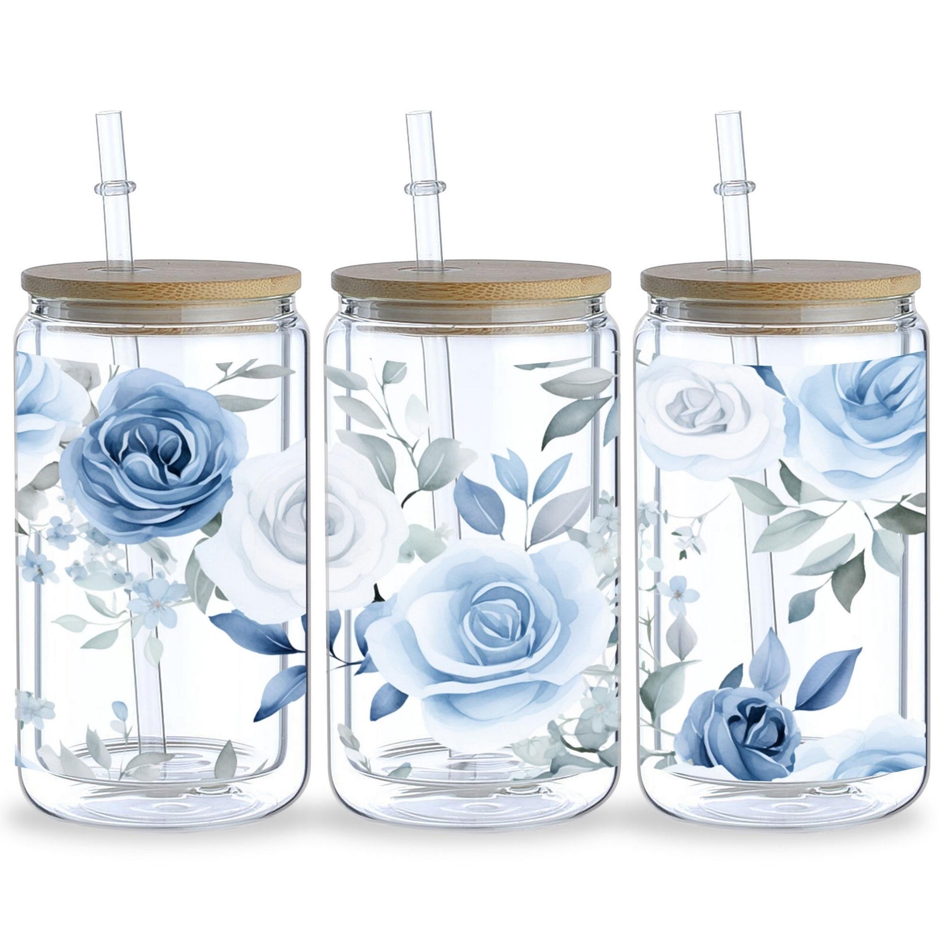 5 sheet of plant UV transfer waterproof self-adhesive stickers for mugs water bottlesng, 3d crystal labels waterproof and scratch-proof, DIY packaging transfer stickers glass cup stickers bottle stickers, no Dry adhesive stickers- high quality