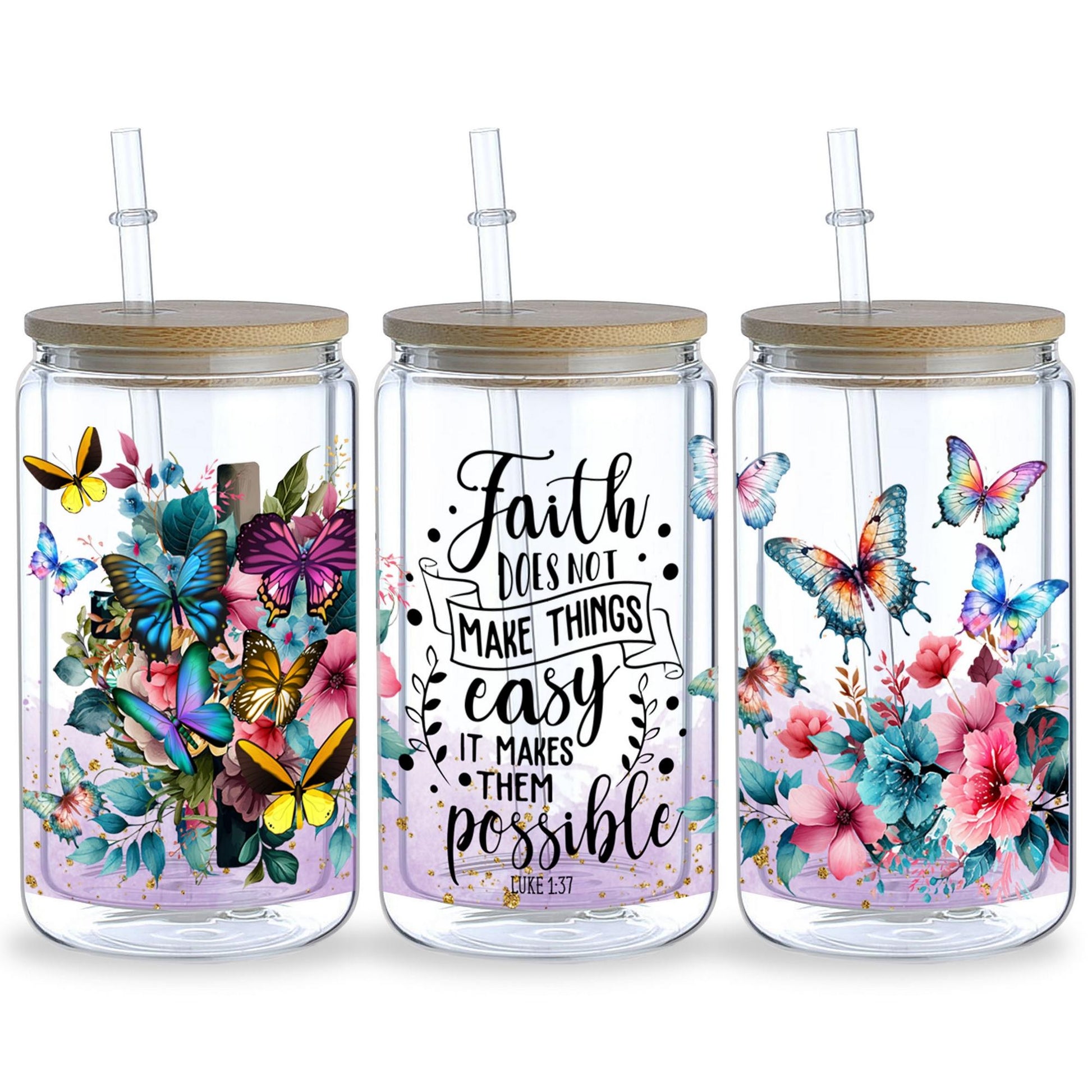5 sheep Inspirational Books UV DTF Cup Wrap Transfer Stickers For Glass, Festival DTF Transfer Stickers For Crafting, Bible Verse Rub On Transfer Stickers For 16 Oz Glass,Mugs,Crafts,Furnitures