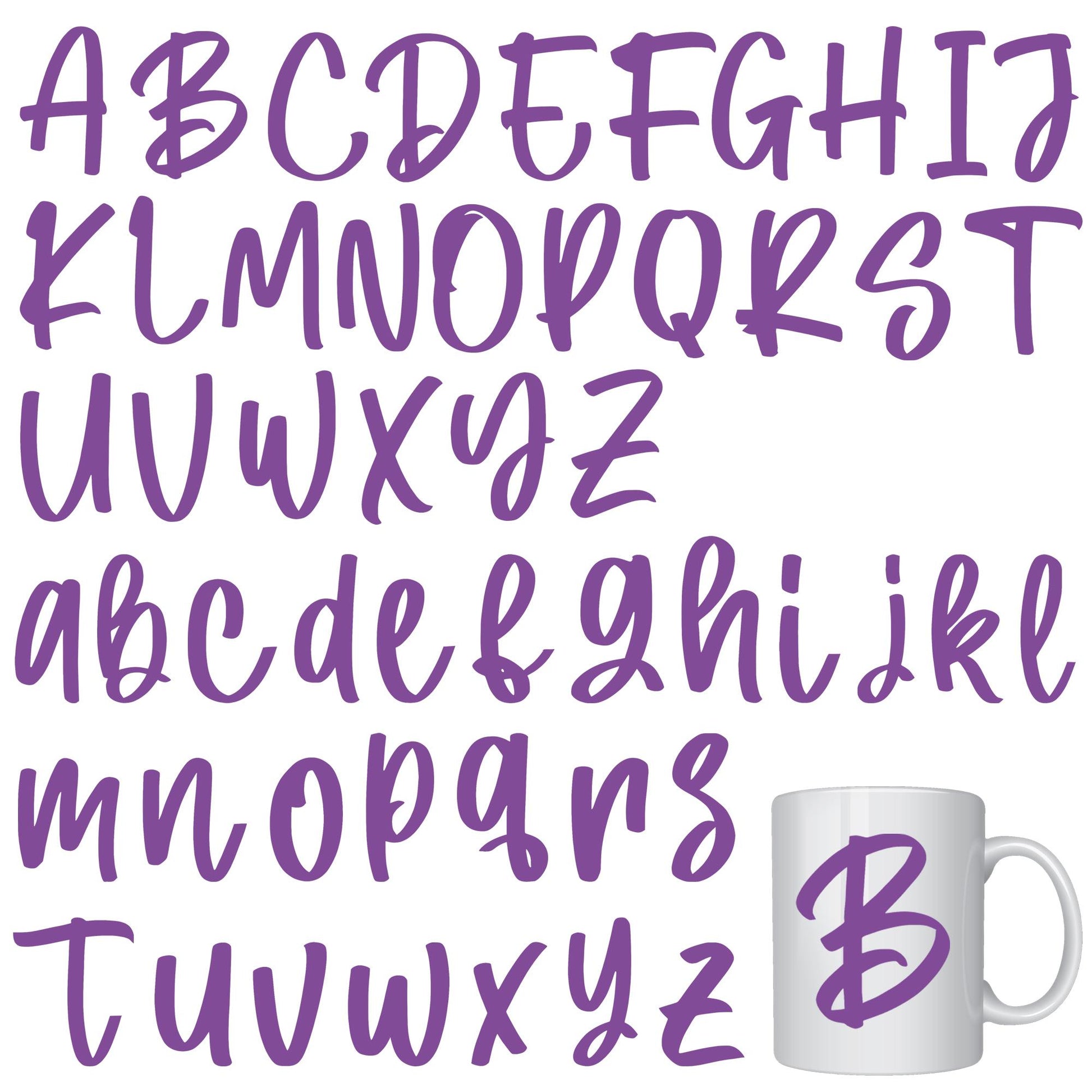 52 sets of 3 inch A-Z Design, 2.5 inch a-z Ddesign UV DTF transfer letter stickers, DTF transfer stickers, waterproof letter wipe transfer stickers, suitable for glasses, cups, crafts