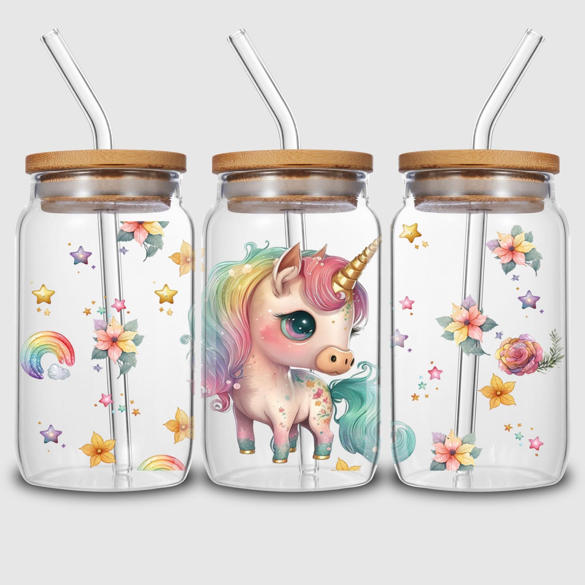 5 Sheets Botanical UV DTF Cup Stickers, Glass Movement DTF Transfer Stickers, Waterproof Wipe Transfer Paper for 16 oz Glass, Mugs, Crafts, Furniture