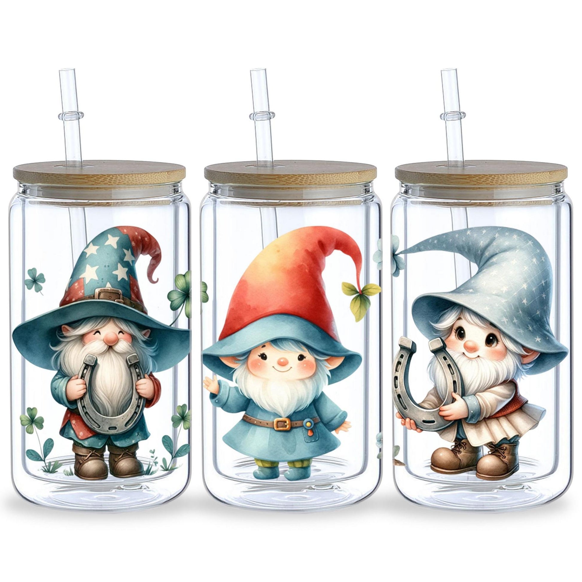 5sheets Cute Dwarf Pattern UV DTF Cup Stickers, Waterproof Sticker Pack For Decorating Mugs, Cups, Bottles, School Supplies, Etc, Arts Crafts, DIY Art Supplies