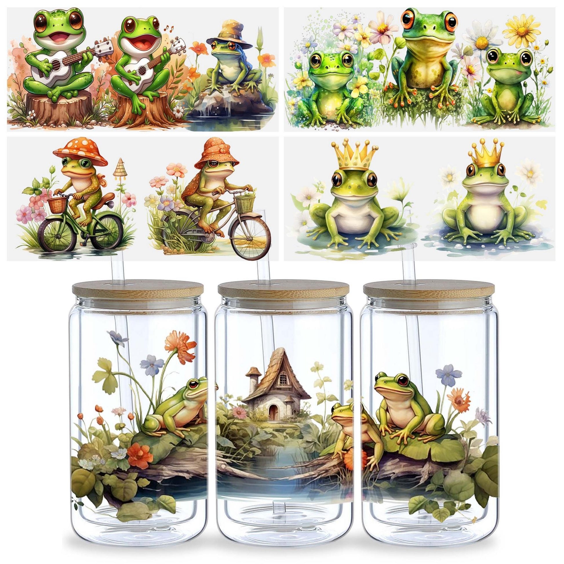5 Sheets chicken UV DTF Cup Wrap,Sport DTF Transfer Stickers for Glass Cup,Waterproof funny chick Rub on Transfers for 16 oz Glass,Mugs,Crafts,Furnitures