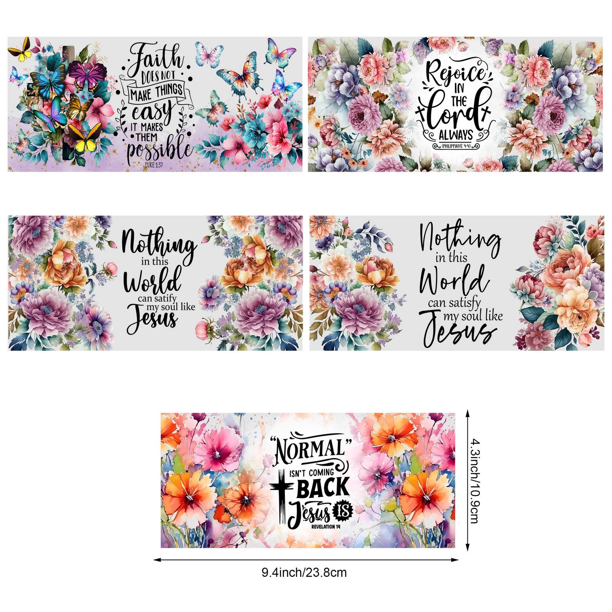 5 sheet of plants, UV grade waterproof self-adhesive paper, suitable for mug water bottle sticker, DTF grade sticker, suitable for 16 oz glass jar packaging, 3d crystal label waterproof and scratch-proof, DIY packaging mug water bottle sticker