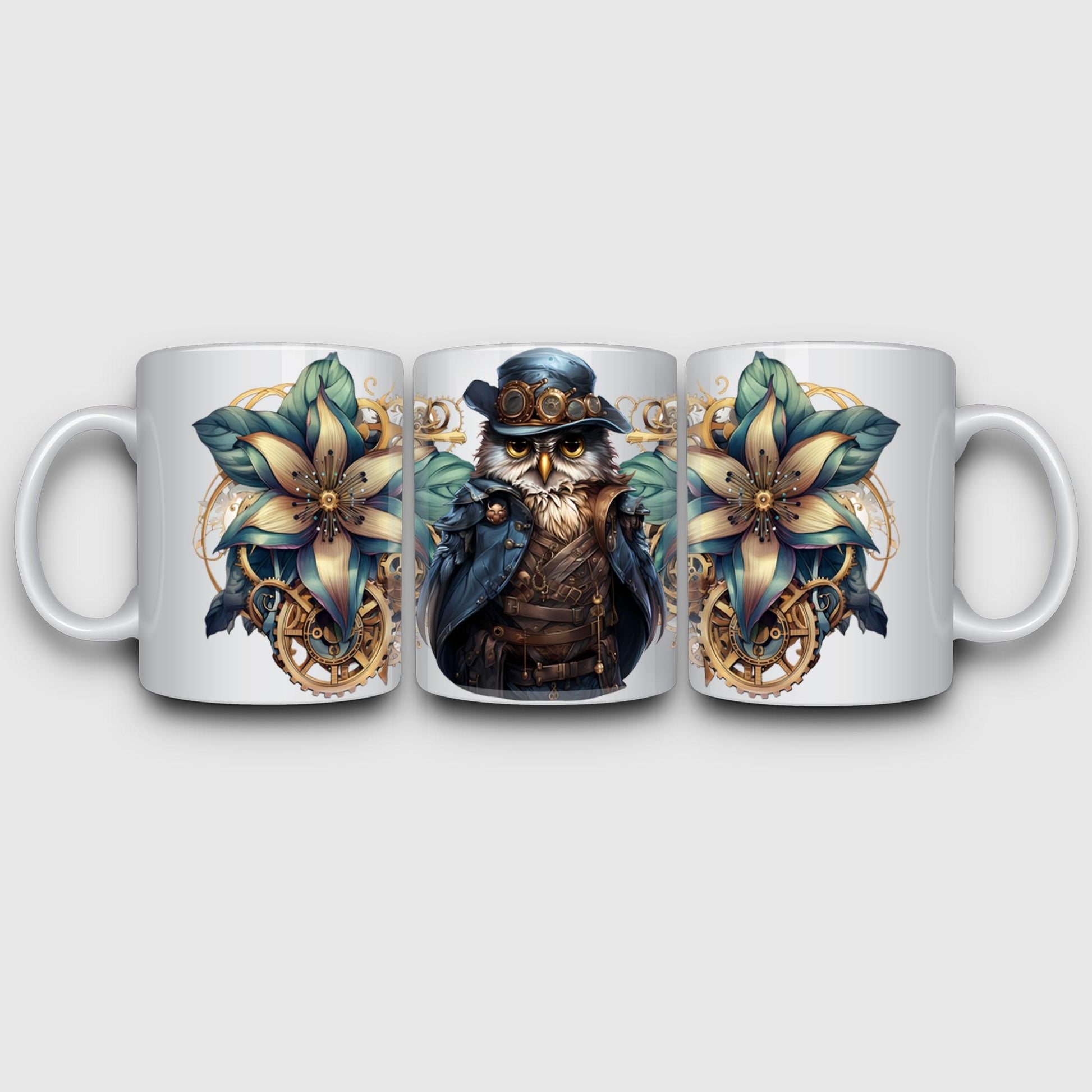 5 Sheets Steampunk UV DTF Cup Wrap,Sport DTF Transfer Stickers for Glass Cup,Waterproof funny Punk animal Rub on Transfers for 16 oz Glass,Mugs,Crafts,Furnitures