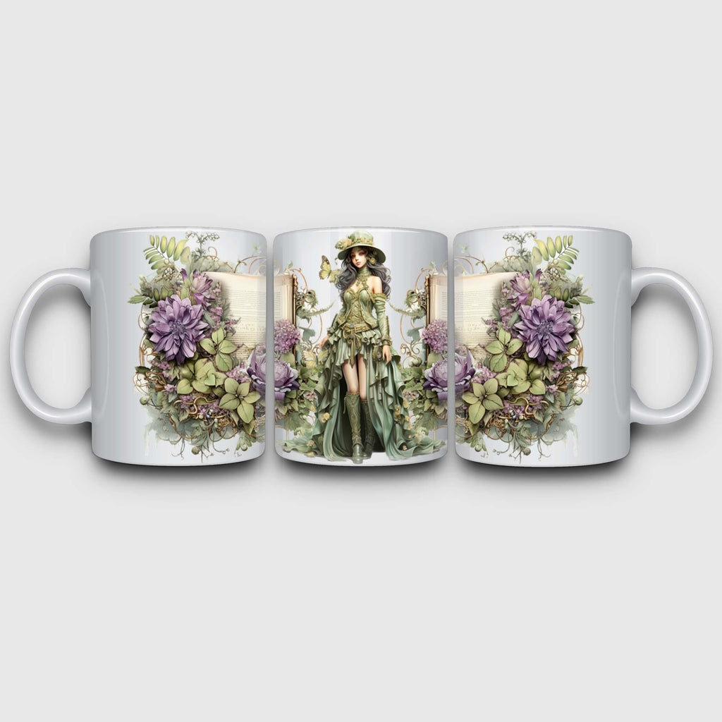 5 sheets steampunk of UV DTF cup holder 16 oz, DTF cup holder transfer glass, water bottle waterproof sticker, friction transfer sticker, DIY
