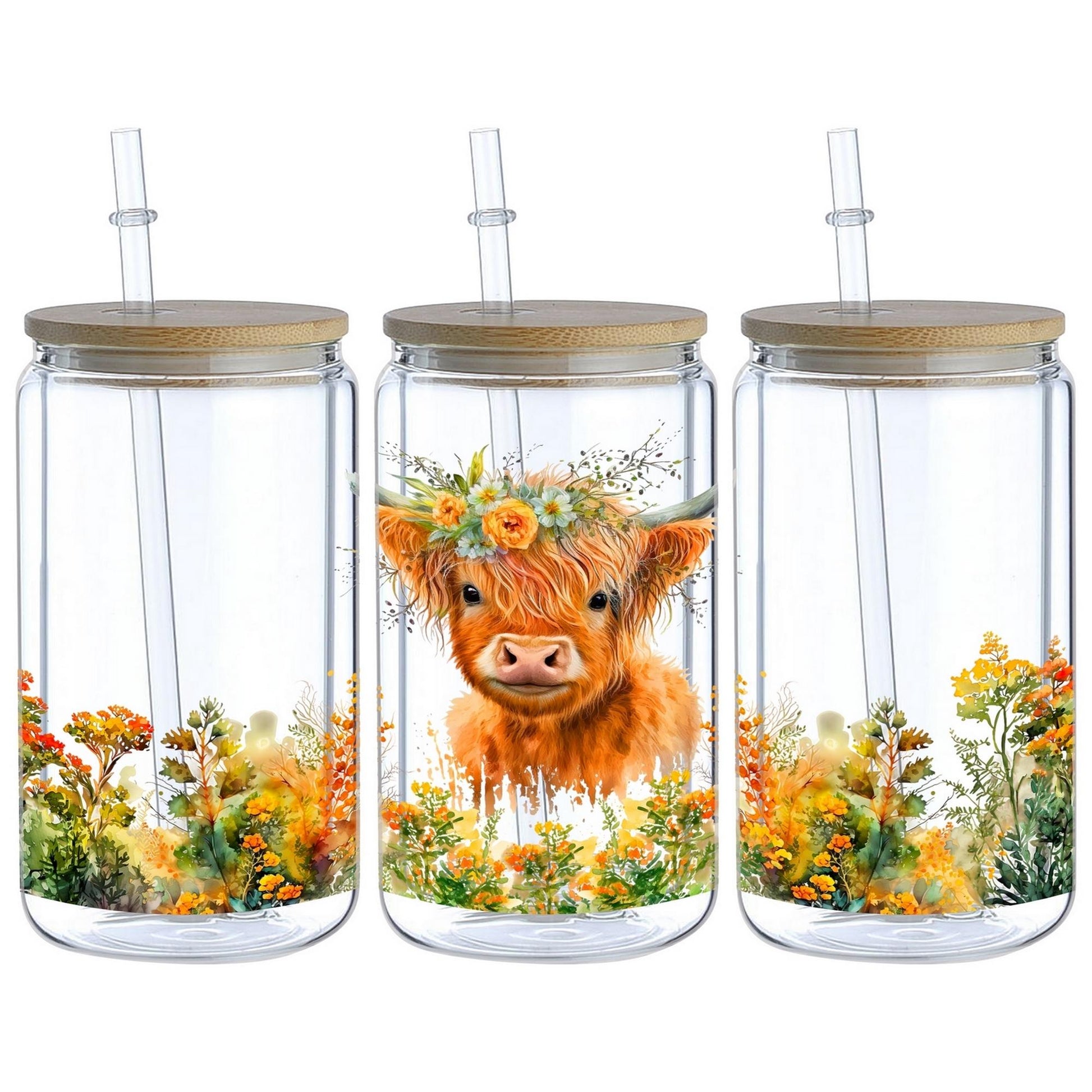 UV sheep  Cup Wrap Transfer Stickers for Glass, 5 Pcs animal Rub on Transfers for Crafting, UV DTF Transfer Waterproof Sticker for 16OZ Glass Cups Furniture Craft Wood DIY Crafts