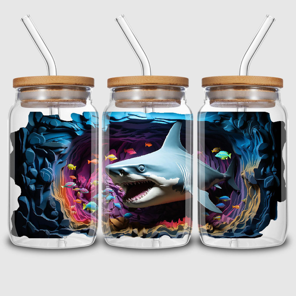 5 Sheets Animal UV DTF Cup Stickers, DTF Friction Transfer Stickers, Waterproof Transfer Stickers For 16oz Glass Cups, DIY, Furniture, Crafts